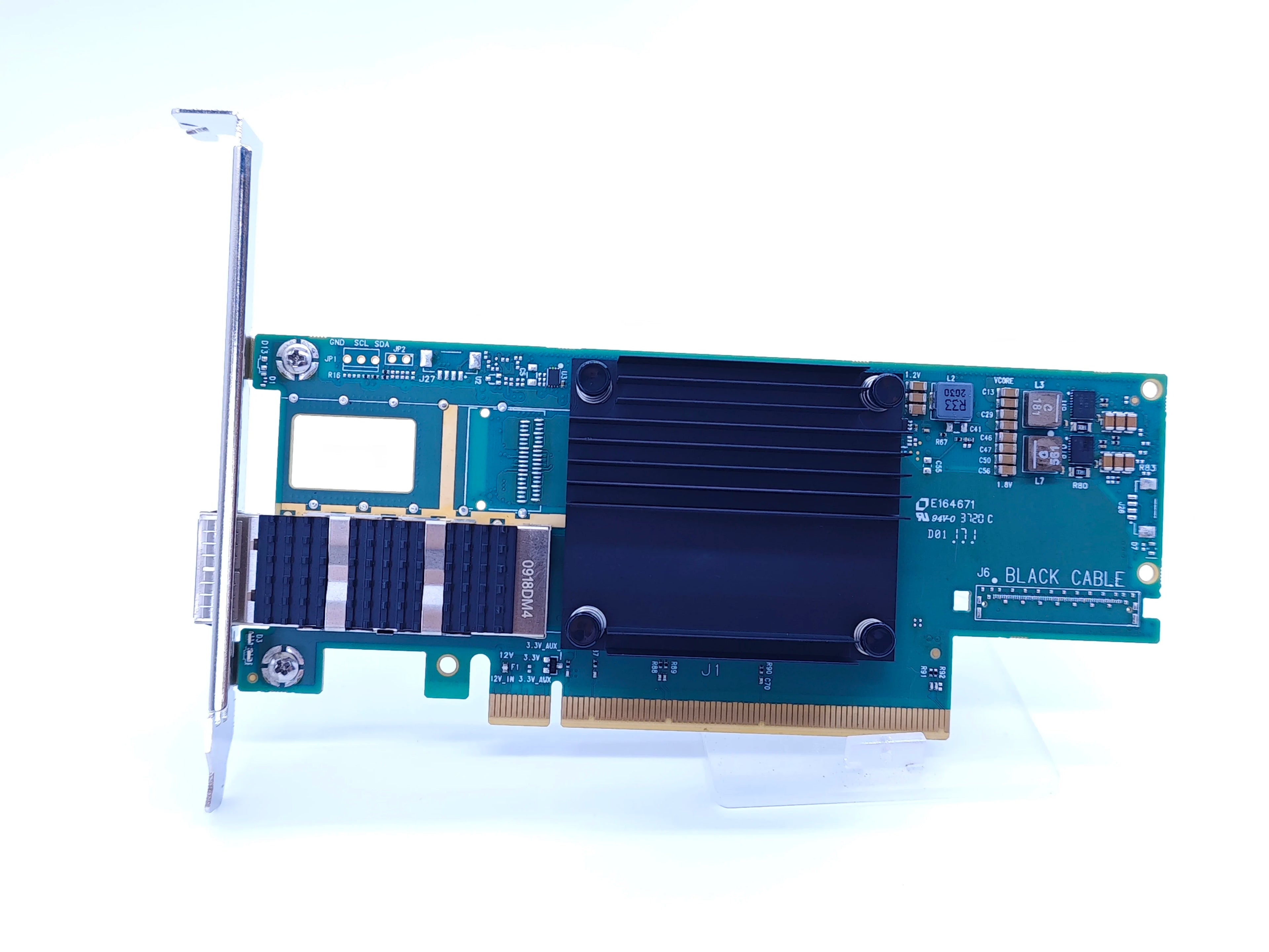 Used Mellanox ConnectX-6 MCX653105A-ECAT 100GbE HDR100 Single-Port PCIe 4.0 Adapter
