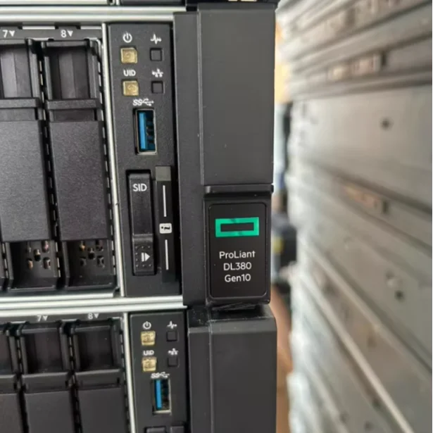 2U Rack Server Used for HPE DL380 Gen10 8SFF Barebone Chassis P408i-a RAID Controller No CPU RAM