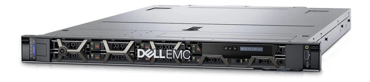 Dell PowerEdge R650 1U rack server, front three-quarter view - reference image