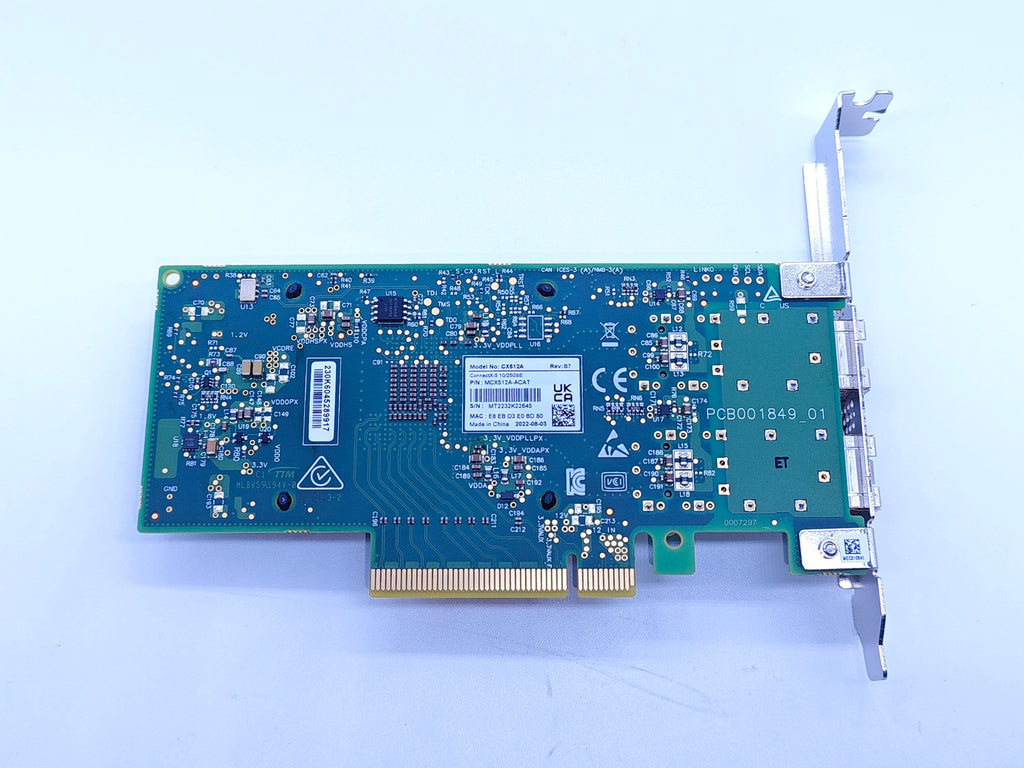 25GbE Dual-Port Network Card Used for Mellanox CX5 MCX512A-ACAT SFP28 PCIe 3.0 x8 NIC