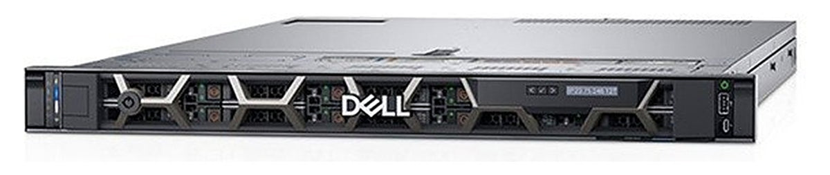 Dell PowerEdge R640 1U rack server barebone, front three-quarter view - reference image