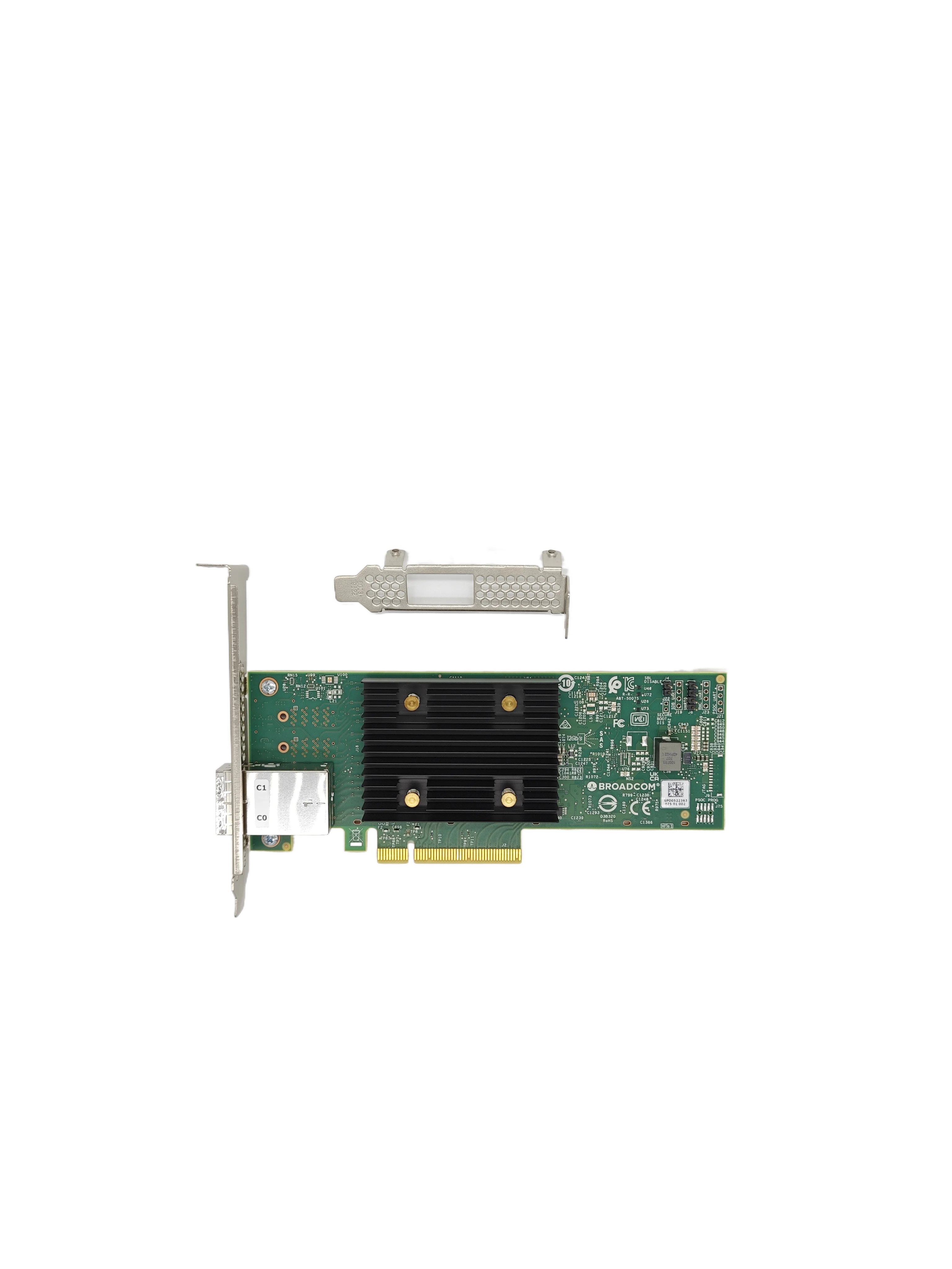 Server Storage Expansion HBA Card Tri-Mode HBA 9500-8e 12Gbps 8-Ports External PCI Express 4.0 Host Bus Adapter