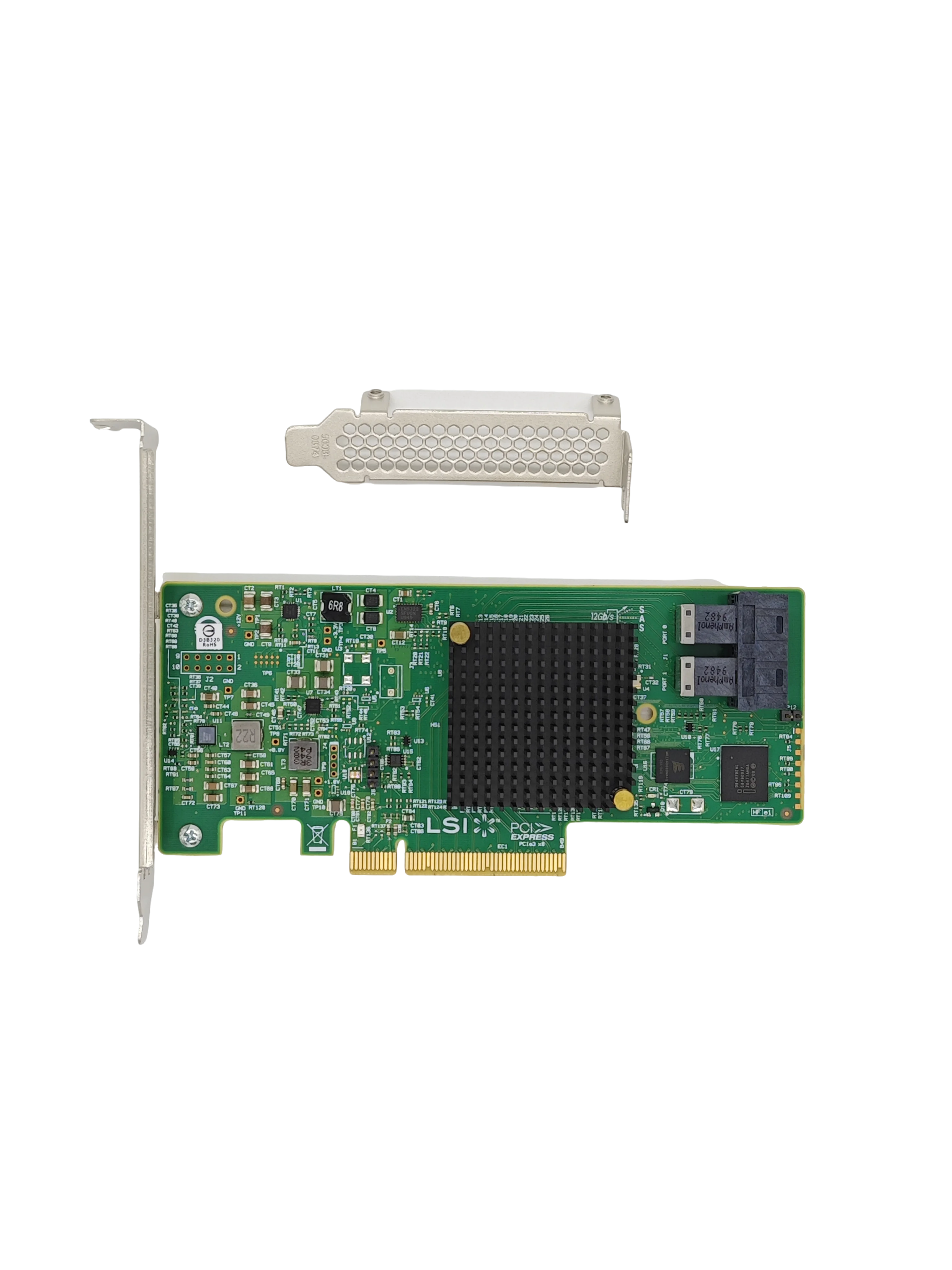 Server Storage Expansion HBA Card Used Quadro LSI 9300-8i SAS HBA 12Gb/s 8-Port Internal PCI Express Host Bus Adapter
